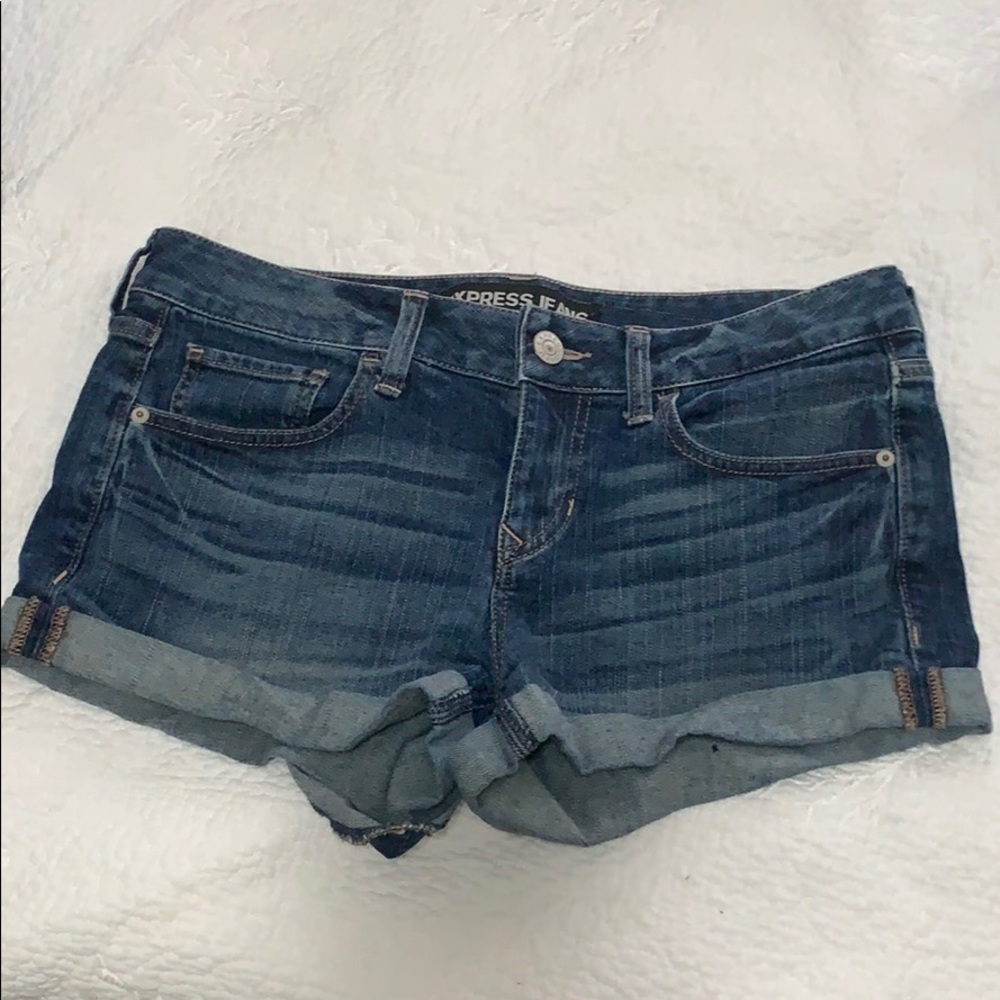 Express jean shorts